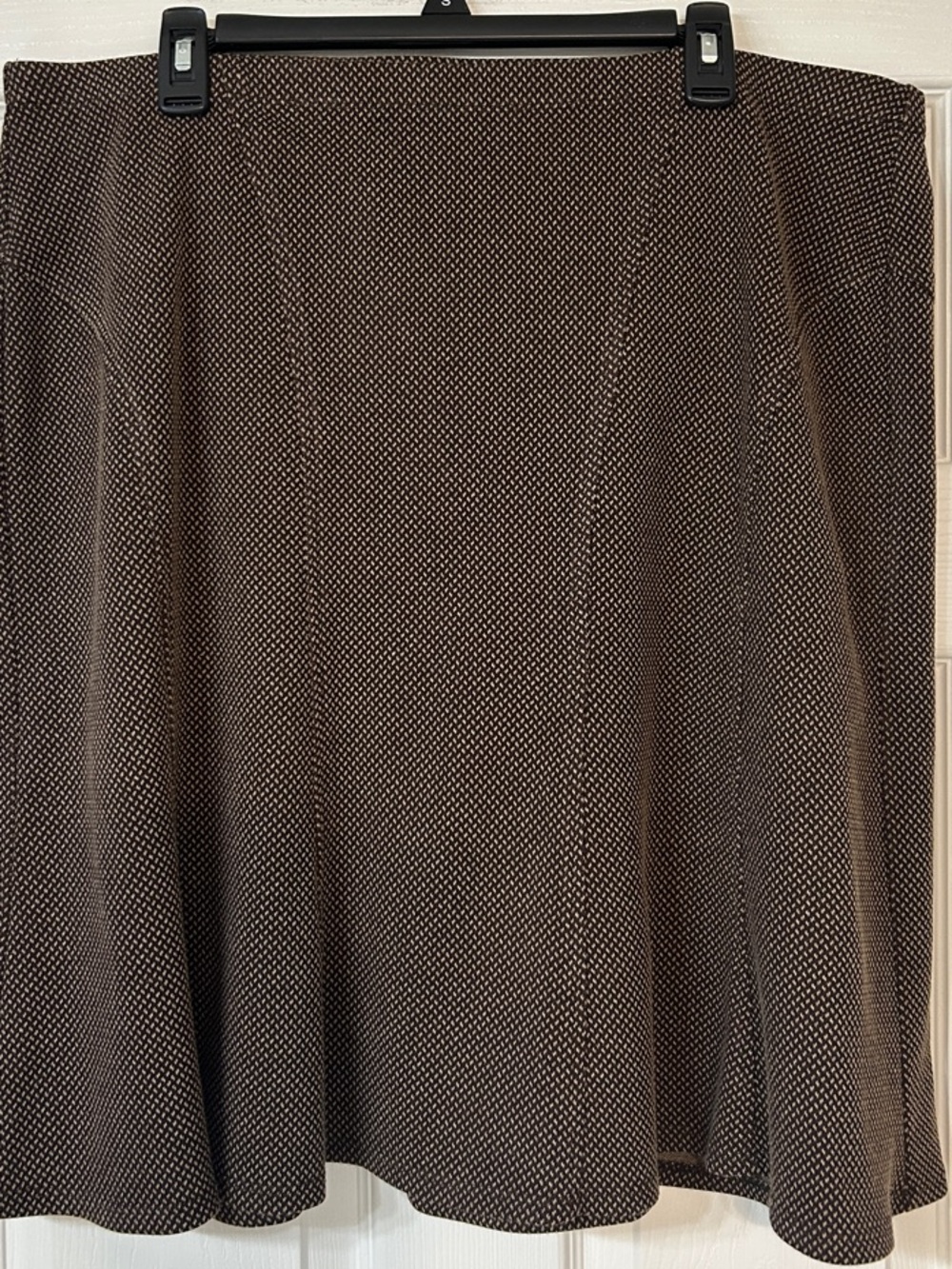 Women's Brown A-Line Skirt - Classic Everyday Wear